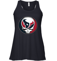 Houston Texans Grateful Dead Steal Your Face NFL Football Womens Racerback Tank Top Womens Racerback Tank Top - VeigarTee