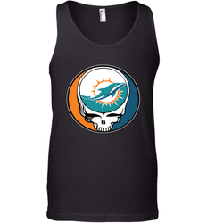 Miami Dolphins Grateful Dead Steal Your Face NFL Football Mens Tank Top