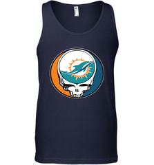 Miami Dolphins Grateful Dead Steal Your Face NFL Football Mens Tank Top Mens Tank Top - VeigarTee