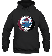 Colorado Avalanche Grateful Dead Steal Your Face Hockey NHL Adult Hoodie Sweatshirt Adult Hoodie Sweatshirt - VeigarTee