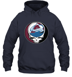Colorado Avalanche Grateful Dead Steal Your Face Hockey NHL Adult Hoodie Sweatshirt
