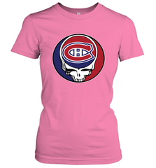 Montreal Canadiens Grateful Dead Steal Your Face Hockey NHL Womens T-Shirt Womens T-Shirt - VeigarTee