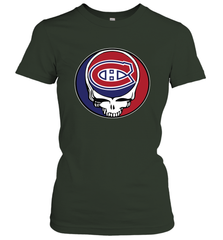Montreal Canadiens Grateful Dead Steal Your Face Hockey NHL Womens T-Shirt Womens T-Shirt - VeigarTee