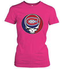 Montreal Canadiens Grateful Dead Steal Your Face Hockey NHL Womens T-Shirt Womens T-Shirt - VeigarTee