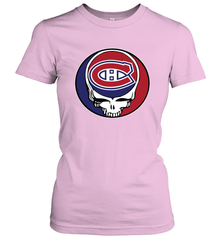 Montreal Canadiens Grateful Dead Steal Your Face Hockey NHL Womens T-Shirt Womens T-Shirt - VeigarTee