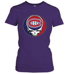 Montreal Canadiens Grateful Dead Steal Your Face Hockey NHL Womens T-Shirt Womens T-Shirt - VeigarTee