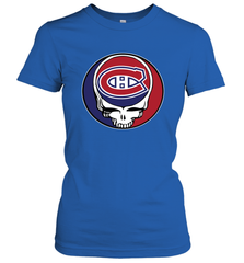 Montreal Canadiens Grateful Dead Steal Your Face Hockey NHL Womens T-Shirt Womens T-Shirt - VeigarTee