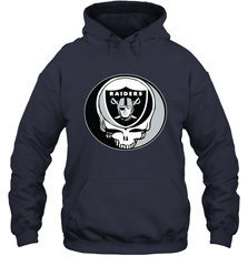Oakland Raiders Grateful Dead Steal Your Face NFL Football Adult Hoodie Sweatshirt Adult Hoodie Sweatshirt - VeigarTee