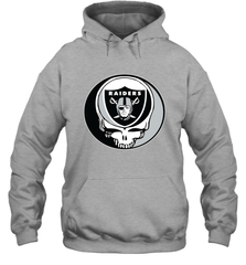 Oakland Raiders Grateful Dead Steal Your Face NFL Football Adult Hoodie Sweatshirt Adult Hoodie Sweatshirt - VeigarTee