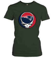 New England Patriots Grateful Dead Steal Your Face NFL Football Womens T-Shirt Womens T-Shirt - VeigarTee