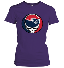 New England Patriots Grateful Dead Steal Your Face NFL Football Womens T-Shirt Womens T-Shirt - VeigarTee