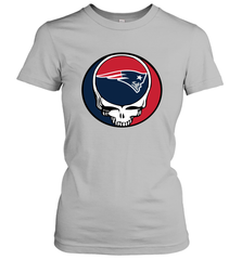 New England Patriots Grateful Dead Steal Your Face NFL Football Womens T-Shirt Womens T-Shirt - VeigarTee