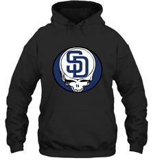 San Diego Padres Grateful Dead Steal Your Face Baseball Adult Hoodie Sweatshirt Adult Hoodie Sweatshirt - VeigarTee