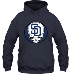 San Diego Padres Grateful Dead Steal Your Face Baseball Adult Hoodie Sweatshirt