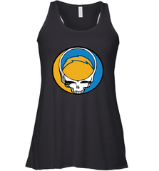 Los Angeles Chargers Grateful Dead Steal Your Face NFL Football Womens Racerback Tank Top Womens Racerback Tank Top - VeigarTee