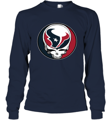 Houston Texans Grateful Dead Steal Your Face NFL Football Adult Long Sleeve T-Shirt Adult Long Sleeve T-Shirt - VeigarTee