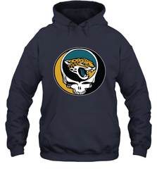 Jacksonville Jaguars Grateful Dead Steal Your Face NFL Football Adult Hoodie Sweatshirt Adult Hoodie Sweatshirt - VeigarTee