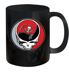 Tampa Bay Buccaneers Grateful Dead Steal Your Face NFL Football Ceramic Mug 11oz Ceramic Mug 11oz - VeigarTee