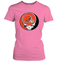 Cleveland Browns Grateful Dead Steal Your Face NFL Football Womens T-Shirt Womens T-Shirt - VeigarTee