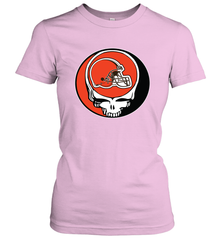 Cleveland Browns Grateful Dead Steal Your Face NFL Football Womens T-Shirt Womens T-Shirt - VeigarTee