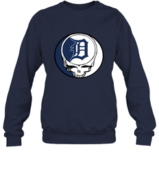 Detroit Tigers Grateful Dead Steal Your Face Baseball Adult Sweatshirt