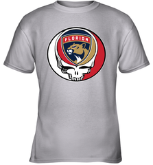 Florida Panthers Grateful Dead Steal Your Face Hockey NHL Youth T-Shirt Youth T-Shirt - VeigarTee
