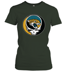 Jacksonville Jaguars Grateful Dead Steal Your Face NFL Football Womens T-Shirt Womens T-Shirt - VeigarTee