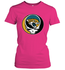 Jacksonville Jaguars Grateful Dead Steal Your Face NFL Football Womens T-Shirt Womens T-Shirt - VeigarTee