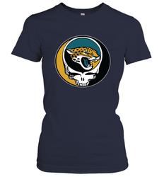 Jacksonville Jaguars Grateful Dead Steal Your Face NFL Football Womens T-Shirt