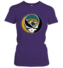 Jacksonville Jaguars Grateful Dead Steal Your Face NFL Football Womens T-Shirt Womens T-Shirt - VeigarTee