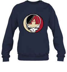 Arizona Diamondbacks Grateful Dead Steal Your Face Baseball Adult Sweatshirt Adult Sweatshirt - VeigarTee
