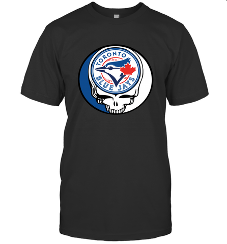 Toronto Blue Jays Grateful Dead Steal Your Face Baseball Mens T-Shirt Mens T-Shirt / Black / S Mens T-Shirt - VeigarTee
