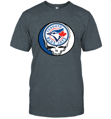 Toronto Blue Jays Grateful Dead Steal Your Face Baseball Mens T-Shirt Mens T-Shirt - VeigarTee