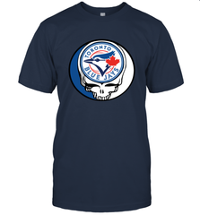 Toronto Blue Jays Grateful Dead Steal Your Face Baseball Mens T-Shirt Mens T-Shirt - VeigarTee