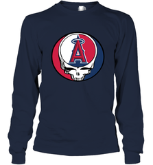 Los Angeles Angels Grateful Dead Steal Your Face Baseball Adult Long Sleeve T-Shirt Adult Long Sleeve T-Shirt - VeigarTee
