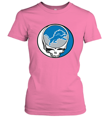 Detroit Lions Grateful Dead Steal Your Face NFL Football Womens T-Shirt Womens T-Shirt - VeigarTee