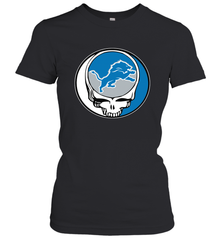 Detroit Lions Grateful Dead Steal Your Face NFL Football Womens T-Shirt Womens T-Shirt - VeigarTee