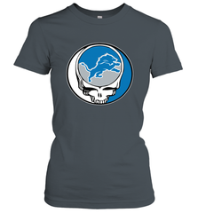 Detroit Lions Grateful Dead Steal Your Face NFL Football Womens T-Shirt Womens T-Shirt - VeigarTee