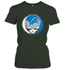 Detroit Lions Grateful Dead Steal Your Face NFL Football Womens T-Shirt Womens T-Shirt - VeigarTee