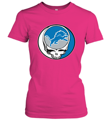 Detroit Lions Grateful Dead Steal Your Face NFL Football Womens T-Shirt Womens T-Shirt - VeigarTee