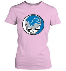 Detroit Lions Grateful Dead Steal Your Face NFL Football Womens T-Shirt Womens T-Shirt - VeigarTee