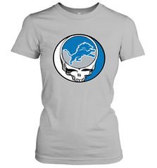 Detroit Lions Grateful Dead Steal Your Face NFL Football Womens T-Shirt Womens T-Shirt - VeigarTee