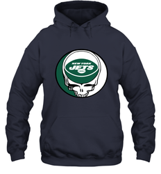 New York Jets Grateful Dead Steal Your Face NFL Football Adult Hoodie Sweatshirt