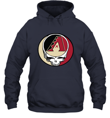 Arizona Diamondbacks Grateful Dead Steal Your Face Baseball Adult Hoodie Sweatshirt Adult Hoodie Sweatshirt - VeigarTee