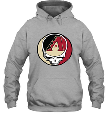 Arizona Diamondbacks Grateful Dead Steal Your Face Baseball Adult Hoodie Sweatshirt Adult Hoodie Sweatshirt - VeigarTee