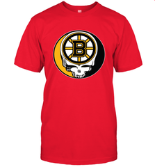 Boston Bruins Grateful Dead Steal Your Face Hockey NHL Mens T-Shirt Mens T-Shirt - VeigarTee