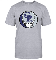Colorado Rockies Grateful Dead Steal Your Face Baseball Mens T-Shirt Mens T-Shirt - VeigarTee