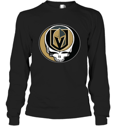 Vegas Golden Knights Grateful Dead Steal Your Face Hockey NHL Adult Long Sleeve T-Shirt