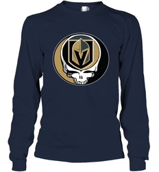Vegas Golden Knights Grateful Dead Steal Your Face Hockey NHL Adult Long Sleeve T-Shirt