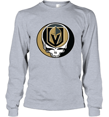 Vegas Golden Knights Grateful Dead Steal Your Face Hockey NHL Adult Long Sleeve T-Shirt Adult Long Sleeve T-Shirt - VeigarTee